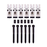 6 Sets Double Locking Bridge Electric Guitar Replacement Parts