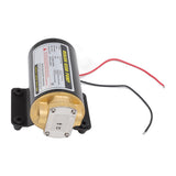 12V 24V Electric Gear Oil Pump Thermal Protection Motor Pump Oil Transfer Pump with Brass Connector for Diesel Engine