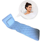 Full Body Pillow, Non-Slip Bath Cushion Tub, Spa Bathtub Mattress for Head Neck Shoulder and Back Rest Support