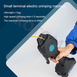 Portable Rechargeable Pliers Cold Pressing Tool Pre Insulated Tube Type Bare Terminal Crimping