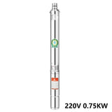 220V 0.75KW Stainless Steel Deep Anti Sand High Head Large w Household Clean Water Pump Well Agricultural