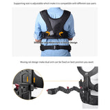 DF DIFITALFOTO THANOS Stabilizer Supporting System Dual-Spring Arm +Load Vest with Gimbal supporting system designed