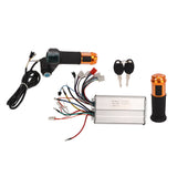 Lithium Battery Modification Kit Bike Brushless Controller 48V with Throttle Grip for  Refitting