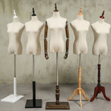 Hot Selg Clothing Display Dummy Torso Dress Form Female Mannequins With Metal Base