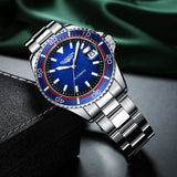 GUANQIN Men's Watches Brand Luxury NH35 Automatic Watch For Men Mechanical Wristwatches Stainless Steel Waterproof reloj hombre