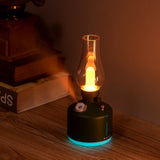 Portable LED light usb portable spray mist maker personal space ultrasonic air humidifier for car plant