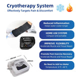 Customized Manufacturers Recovery Hot Cryo Ice Cold Compression Physical Therapy System hine
