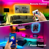 Wall Led Light Tape Strips Rgb 5050 Smart Wifi Usb Ribbon 20 Meters Ice String Colorful Children Into The Room