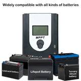 MPPT Charge Controller 12V 24V Automatic Detection System Protection Safe Charging Solar Panel Regulator 10A 20A 30A 60A
