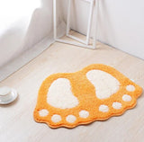 Super absorbent ultra-fine fiber carpet with anti slip backrest, soft and comfortable gray carpet, bathroom decoration, 1 piece
