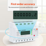 Advanced Smart WIFI Electric Meter - Multifunctional 3-Phase Rail Type for Home with Remote Prepaid Functionality