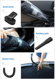 Cordless Powerful Cyclone Suction Portable 120W Rechargeable Car Vacuum Cleaner - Handheld, Quick Charge for Home & Pet Hair