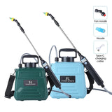 5L/8L Electric Watering Can Shoulder Sprayer - Automatic Garden Plant Mister Sprinkler. Type-C Charging. Household Irrigation Tool