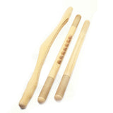Natural wood Gua Sha scraper fat burner back shoulder neck waist leg body massage physiotherapy weight loss tool