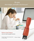 Electric head pressure release muscle relaxation warm moxibustion scalp meridian claw neck and back massager