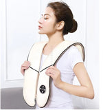 Electric Heating Neck Massager Car Home Infrared KneadingTherapy Ache Shoulder Back Massageador Relax Massage the shawl with a b
