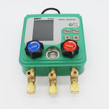 Electronic fluoride count display manifold tester Refrigerant vacuum gauge Air conditioning leak detection R134