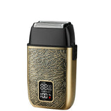 2024new Resuxi LK-3010 Rechargeable Hair Cutting Bald Salon Professional Electric Double Foil Shaver Men Razor