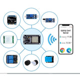 Basic Starter ESP32 ESP-32S WIFI 0.96 Inch Oled Project Learning Kit Photoresistor Module Pir Motion Sensor for Arduino