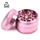 CRUSHER Herb Tobacco Grinder 4 Layer Aluminum Alloy Manual Grass 40mm Spice Herbal Cutter Grinders for Smoking Pipe Accessories