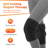 2PCS Self Heating Braces Sleeve Tourmae Support Keep Warm Knee Pads For Cold Legs Arthritis Joint Pain Relief