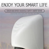 B89B-2X 600W Automatic Hand Dryer Electric Heater Wind Hand Dryer Machine Hotel Bathroom Hand Dryer EU Plug