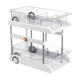 Bathroom Under Cabinet Organizer Shelf With Dividers Multifunctional For Office Removable Drawer Height Adjustable 205-41cm