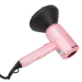 Curly Hair Electronic Hair Dryer High Powered Overheat Protection Negative Ion Hair Dryer for Home Pink Hair Salon Accessories
