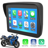 Ip67 Waterproof Portable Navigator 5 Inch Motorcycle Screen Support Dual Bluetooth Wireless Carplay Android Auto
