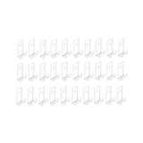 Shelf Mount,30Pc Minimalist Acrylic Vinyl Holder Record Wall Stand for CD Display
