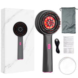 Electric Regrowth Brush with Infrared Light hine Acupoint Scalp Massage Anti-Hair Loss Exercise Hair Scrubber Combs
