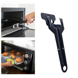 Microwave Clip Rack Pull Tool Multipurpose Oven Tray Extractor for Kitchen Bakery Restaurant Household Cooking