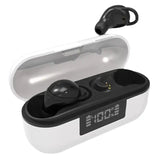 Bluetooth Headset Invisible True Wireless Handfree for Sleeping Working Black
