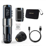 Ambition Mars Professional Wireless Tattoo Machine Pen Adjustable Stroke2.0-4.0mm Cartridge 1800mAh Coreless Motor Tattoo Artist