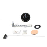 2'' 52mm Level Gauge, Pointer 12V Fuel Tank Meter with LED Backlight Rim Automotive Gauges for Universal Car Boat