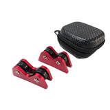 2Pcs Checker,Pool Billiard Cue Snooker Club Roller Straighess Detector Checker Inspect Tool