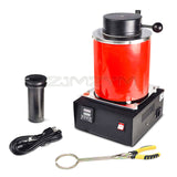 Metal Melting Furnace with LED Display Screen Jewelry Making Tools for Precious Metals Gold Silver Tin Aluminum Crucible 1/2/3KG