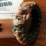 New Paracord Braided Bracelet Damascus Style
