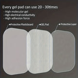 50pcs Abdominal Muscle Stimulation Gel Pads For Muscle Stimulator, To Enhance Your Ab Workouts