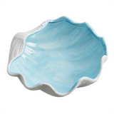 Ceramic Storage Desktop Ornaments Earrings Rings Bracelets Jewelry Display Plate Tray 17x18x6cm