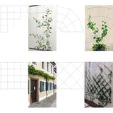 Stainless Steel Trellis Plants Climbing Vine Rack with 12m Rope - Plant Potted Support Frame & Wall Bracket Garden Tools