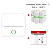 Mini Thermal Printer Wireless Bluetooth 4.0 200dpi Photo Label Memo List Printing with USB Cable Imprimante Portable