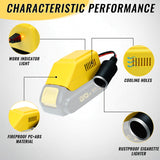 For Battery 20V to 12V Step Down Converter with Cigarette Lighter Interface Power Wheel Adapter (No Battery)