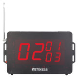 TD136 black 3 sets 2-digit digital call receiver