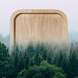 Camping Portable Picnic Fruits Vegetables Chopping Boards Lacquerless Double-Sided Outdoor Wooden Cutting Board