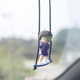 Pendant Decoration Boy Swinging Automotive Interior Hanger Decorations Car Rearview Mirrors