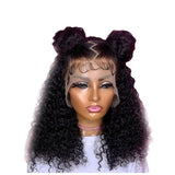Short Curly Women Pre-Pulled Brazilian Curls Lace Front Wig