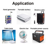 5V 12V 48V Pedal Supply Emergency Charger Hand-Crank Generator High Power Outdoor with Light