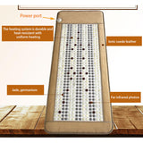 Electric Heated Germanium Stone Massage Mat with Natural Jade and Tourmaline Stones. Infrared Photon Crystal Pad