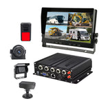 YWX 4 Channel 1080P AHD Car Vehicle CCTV MDVR 2TB HDD Recording Truck/Taxi/Bus Camera System Mobile DVR Kits